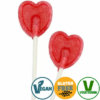 5 Cherry Heart Lollipops